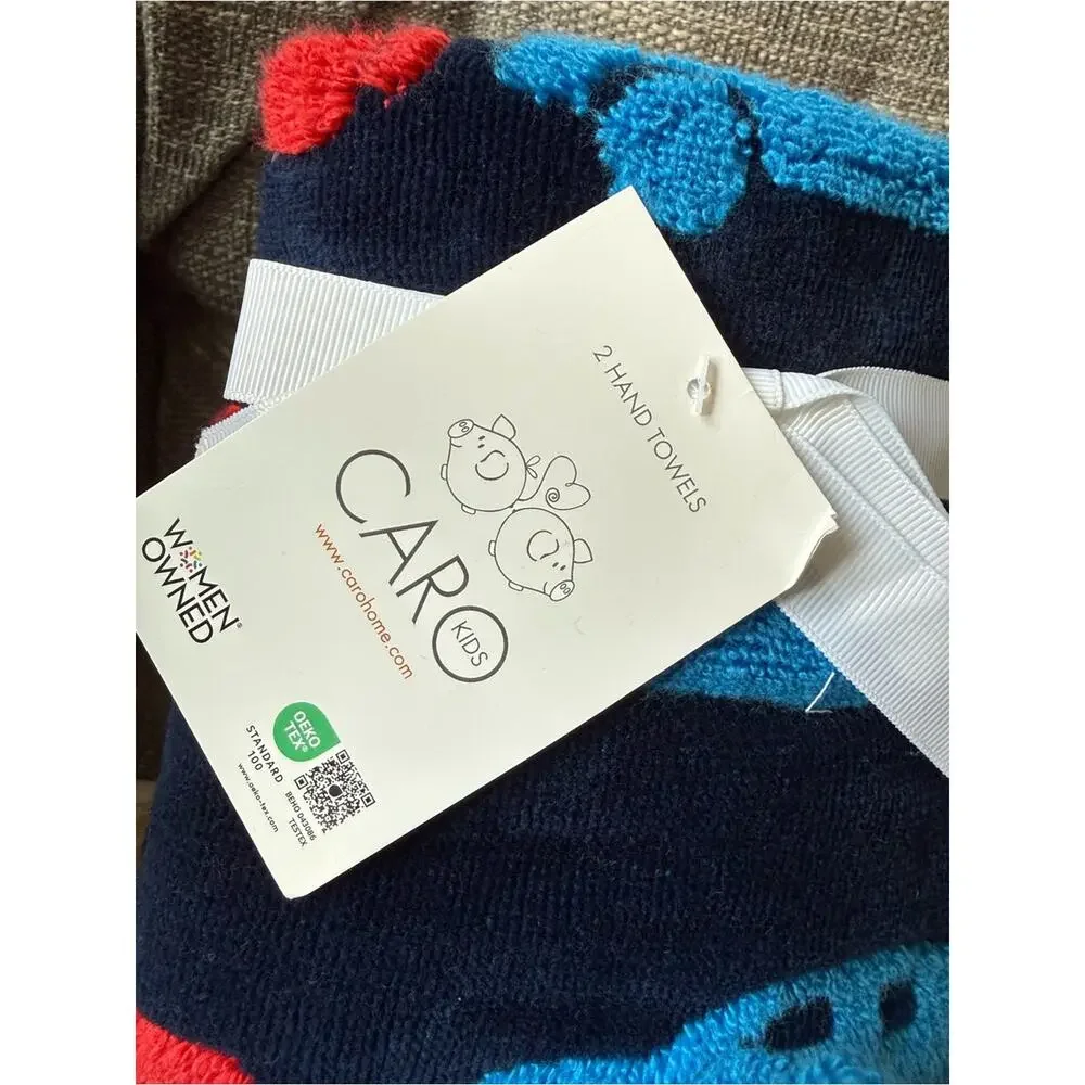Caro Cars Hand Towels & Wash Clothes NEW